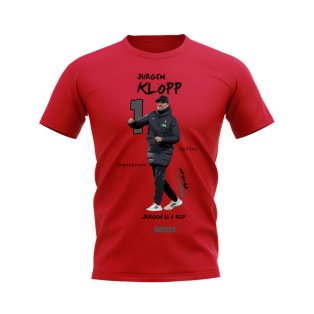 Jurgen Klopp Liverpool Graphic T-Shirt (Red)