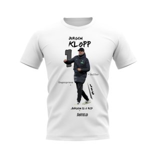 Jurgen Klopp Liverpool Graphic T-Shirt (White)