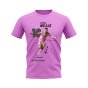 Lionel Messi Inter Miami Graphic T-Shirt (Pink)