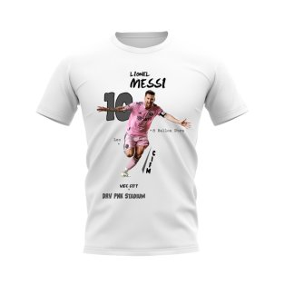 Lionel Messi Inter Miami Graphic T-Shirt (White)