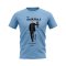 Pep Guardiola Manchester City Graphic T-Shirt (Sky Blue)