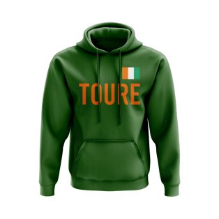 Yaya Toure Ivory Coast Name Hoody (Green)