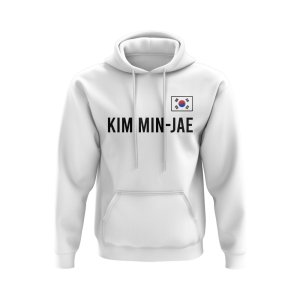 Kim Min Jae South Korea Name Hoody (White)