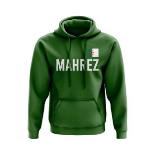 Riyad Mahrez Algeria Name Hoody (Green)