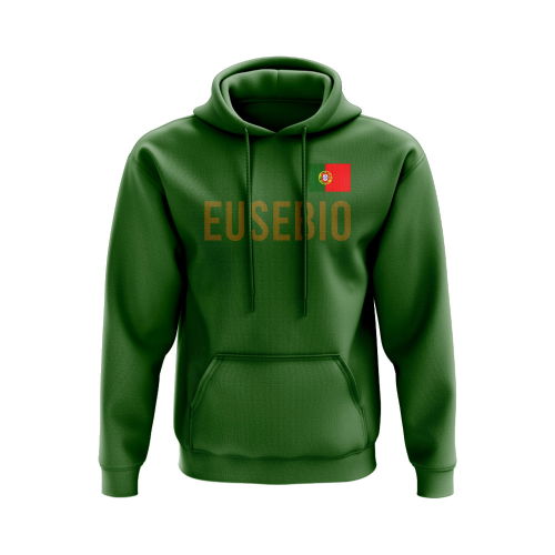 Eusebio Portugal Name Hoody (Green)