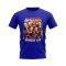 Andres Iniesta Barcelona Bootleg T-Shirt (Blue)