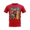 David Villa Barcelona Bootleg T-Shirt (Red)