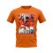 Johan Cruyff Holland Bootleg T-Shirt (Orange)
