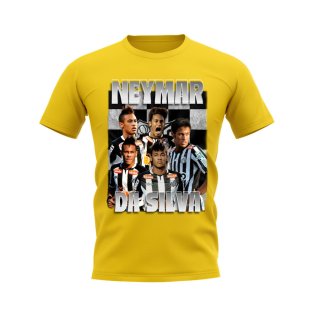 Neymar Santos Bootleg T-Shirt (Yellow)