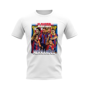 Xavi Barcelona Bootleg T-Shirt (White)