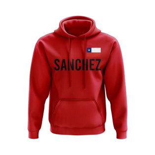 Alexis Sanchez Chile Name Hoody (Red)