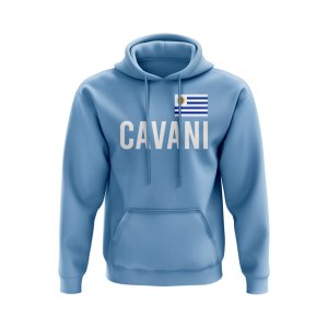 Edinson Cavani Uruguay Name Hoody (Sky Blue)