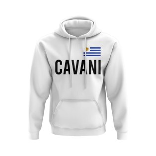 Edinson Cavani Uruguay Name Hoody (White)