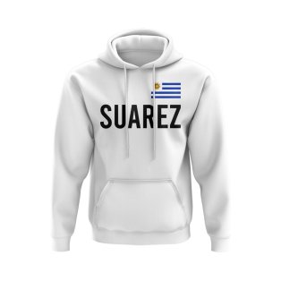 Luis Suarez Uruguay Name Hoody (White)