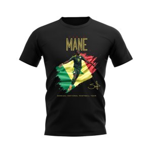 Sadio Mane Senegal T-shirt (Black)