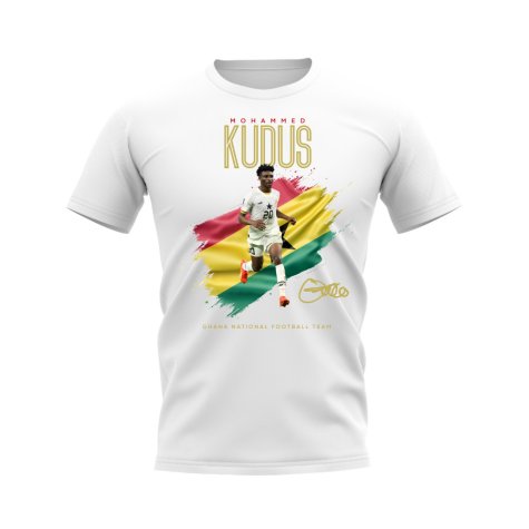 Mohamed Kudus Ghana T-shirt (White)