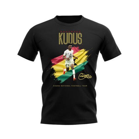 Mohamed Kudus Ghana T-shirt (Black)