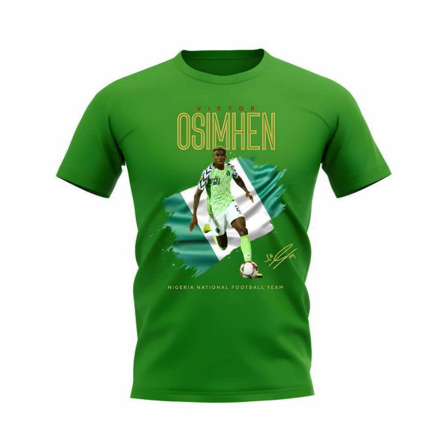Victor Osimhen Nigeria T-shirt (Green)