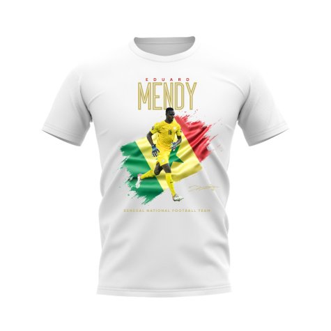 Edouard Mendy Senegal T-shirt (White)