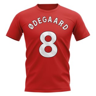 Martin Odegaard Arsenal Hero T-shirt (Red)