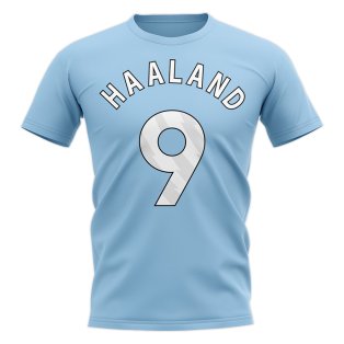 Erling Haaland Man City Hero T-shirt (Blue)