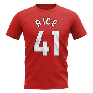 Declan Rice Arsenal Hero T-shirt (Red)