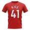 Declan Rice Arsenal Hero T-shirt (Red)