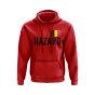 Eden Hazard Belgium Name Hoody (Red)