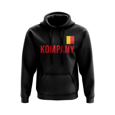 Vincent Kompany Belgium Name Hoody (Black)