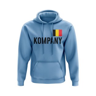 Vincent Kompany Belgium Name Hoody (Sky Blue)
