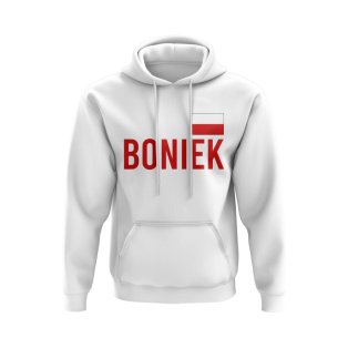 Boniek Poland Name Hoody (White)