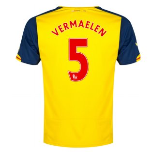 2014-15 Arsenal Away Shirt (Vermaelen 5)