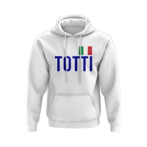 Francesco Totti Italy Name Hoody (White)