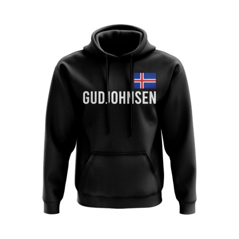 Eidur Gudjohnsen Iceland Name Hoody (Black)