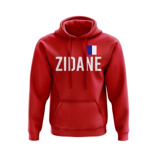 Zinedine Zidane France Name Hoody (Red)