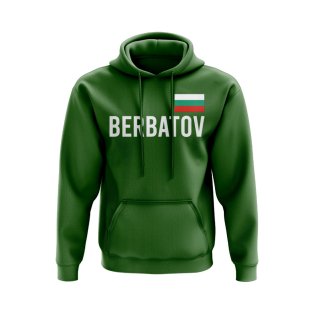 Dimitar Berbatov Bulgaria Name Hoody (Green)