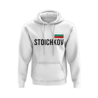Hristo Stoichkov Bulgaria Name Hoody (White)