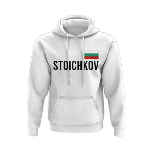 Hristo Stoichkov Bulgaria Name Hoody (White)