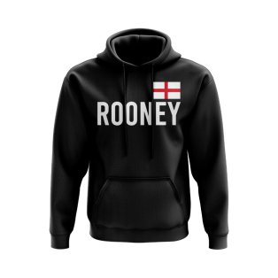 Wayne Rooney England Name Hoody (Black)