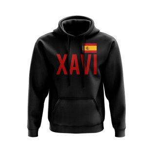 Xavi Spain Name Hoody (Black)