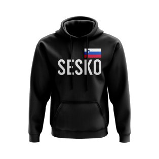Benjamin Sesko Slovakia Name Hoody (Black)
