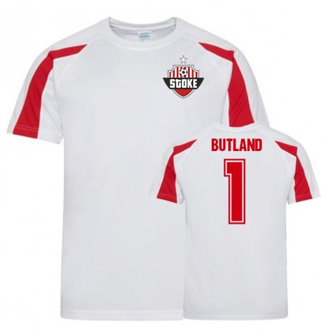 Jack Butland Stoke City Sports Training Jersey (White)