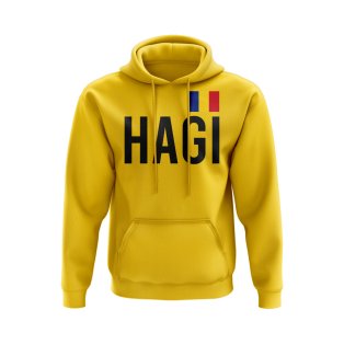 Gheorge Hagi Romania Name Hoody (Yellow)