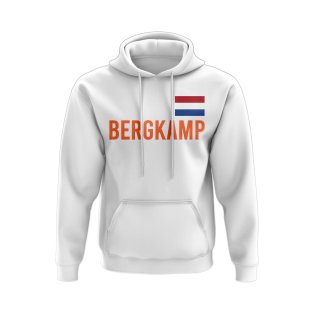 Dennis Bergkamp Holland Name Hoody (White)