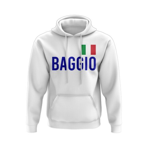 Robert Baggio Italy Name Hoody (White)