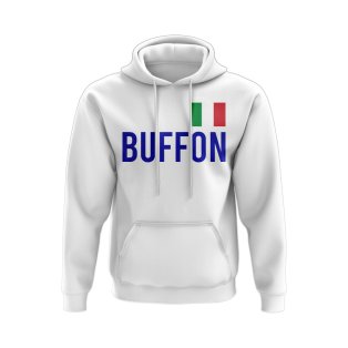 Gianluigi Buffon Italy Name Hoody (White)