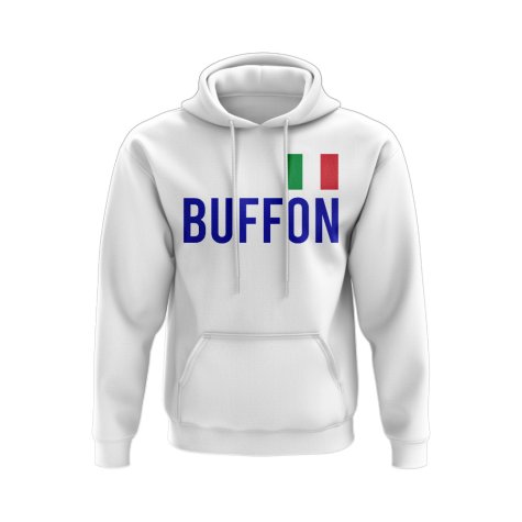 Gianluigi Buffon Italy Name Hoody (White)
