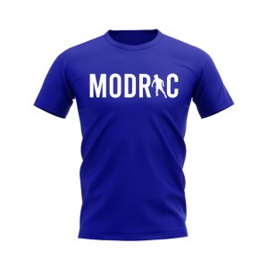 Luka Modric Silhouette T-Shirt (Royal)
