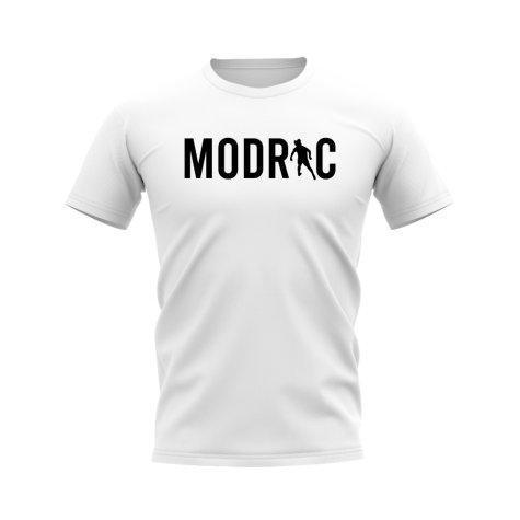 Luka Modric Silhouette T-Shirt (White)