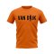 Virgil van Dijk Silhouette T-Shirt (Orange)